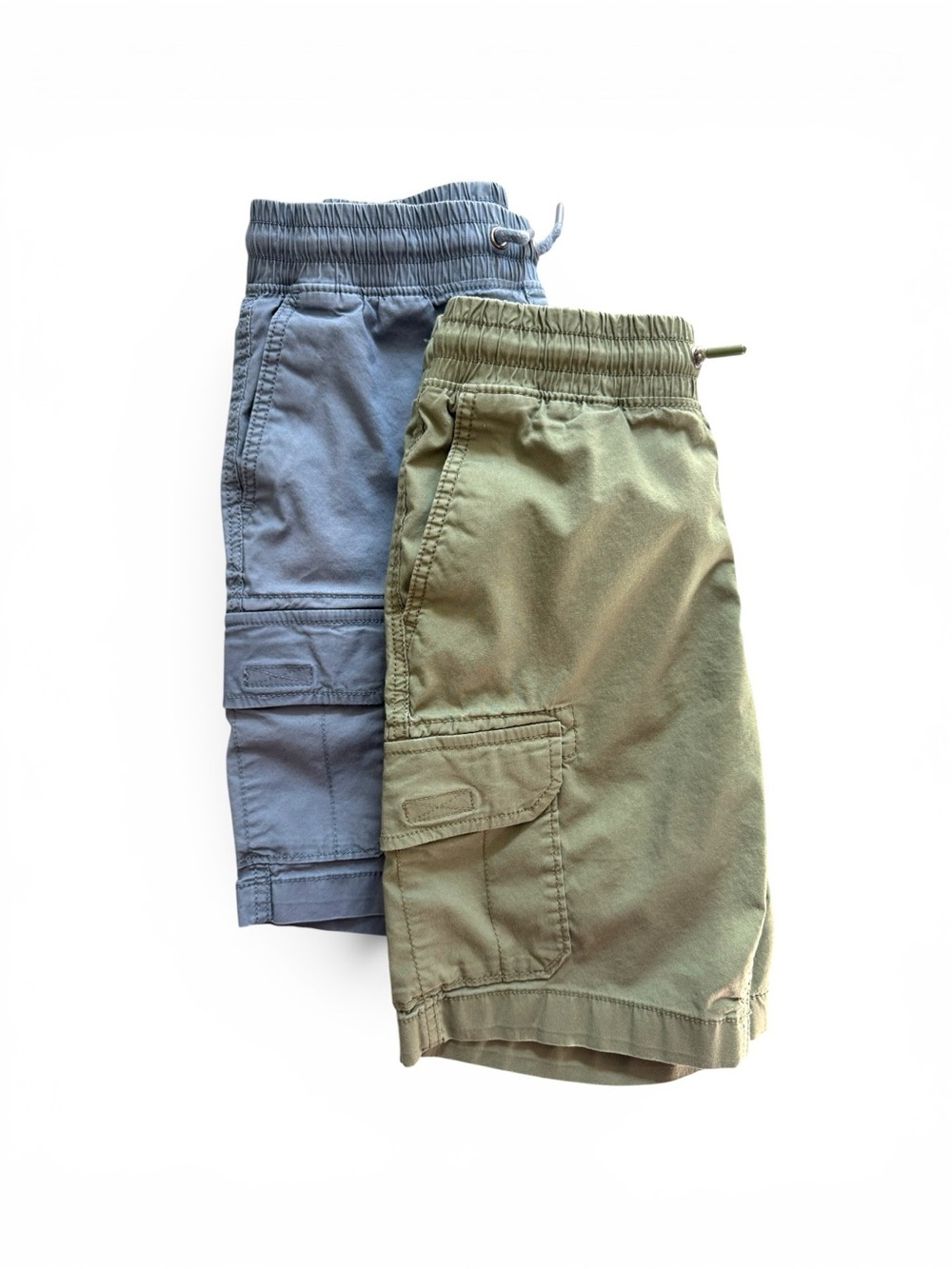 Kohl's Kids Cargo Shorts Two-Pack in Blue & Green